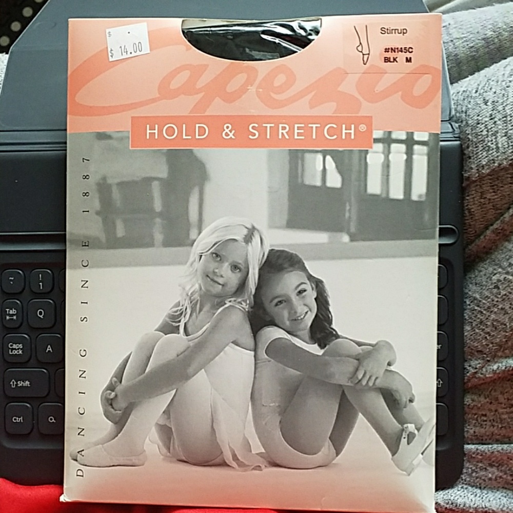 Black Stirrup Tights